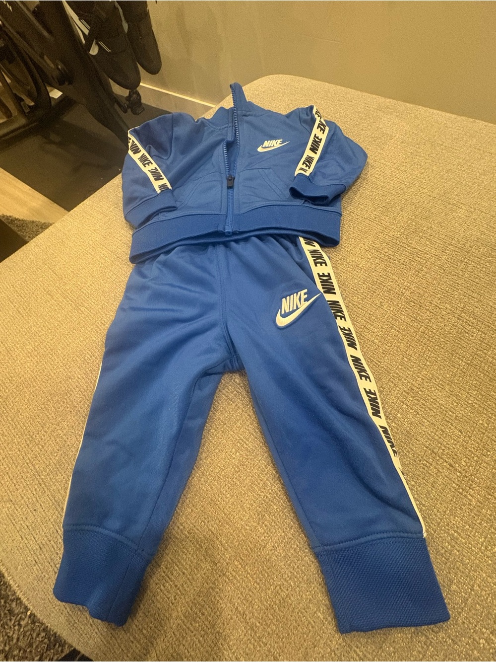 Nike Blue Kids Track Jacket and Pants Set